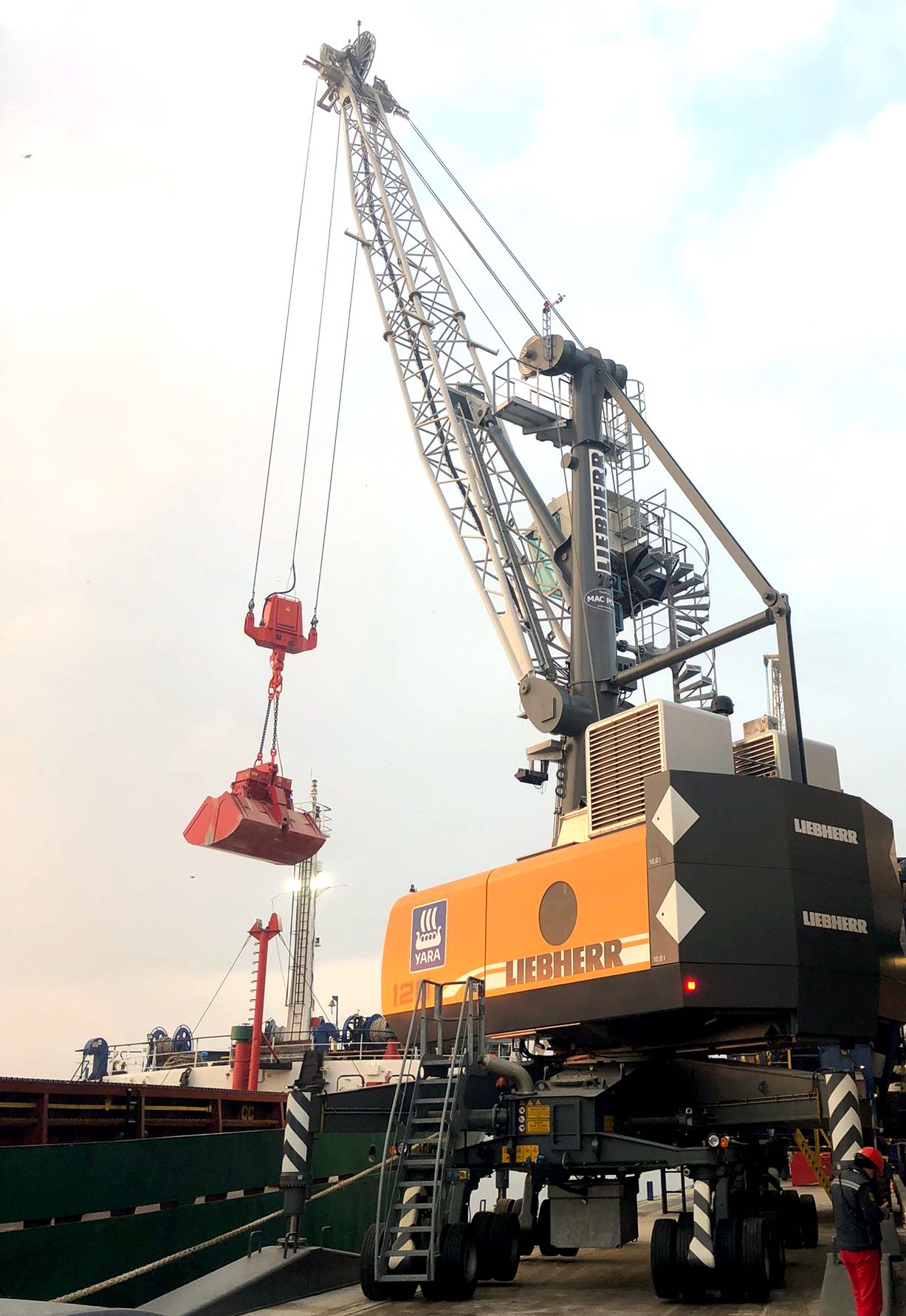A new Liebherr lands in Ravenna