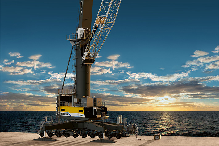 Ready for the future!  The new Liebherr mobile harbour crane