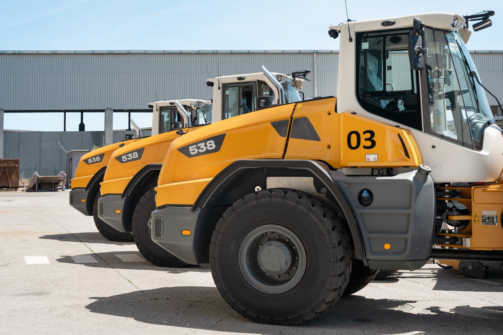 Flotta LIEBHERR L538 con equipaggiamento speciale: pronta alla consegna!